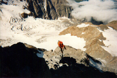Mont Blanc - sestup