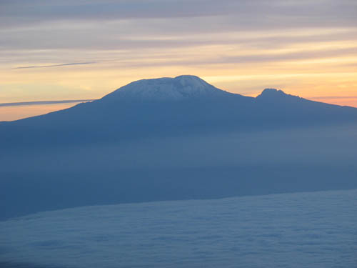 Kilimajaro z Mt. Meru