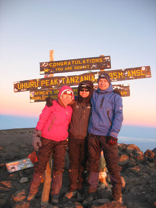 Kilimanjaro - na vrcholu