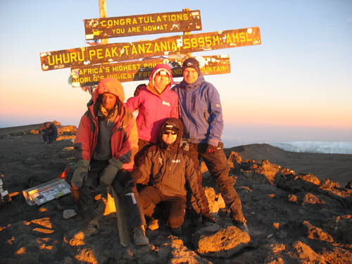 Kilimanjaro - na vrcholu